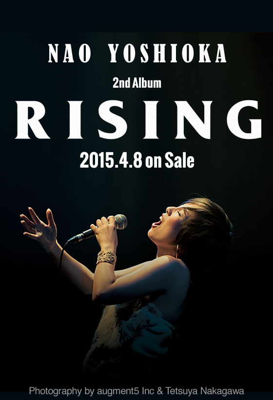 NAO YOSHIOKA 2nd Album RISING 2015.4.8 on Sale